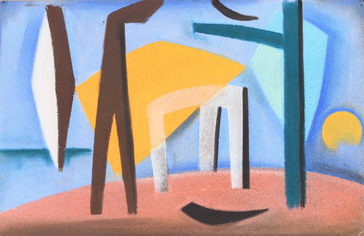 Carl Robert Holty, Untitled, 1936
Gouache on paper, 12 x 18 1/2 in.
HOL002