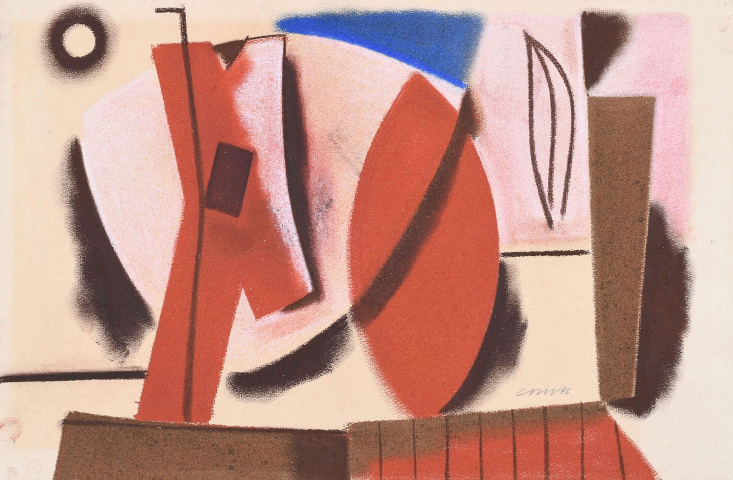 Carl Robert Holty, Untitled, 1936
Gouache on artist board, 12 x 17 in.
HOL003