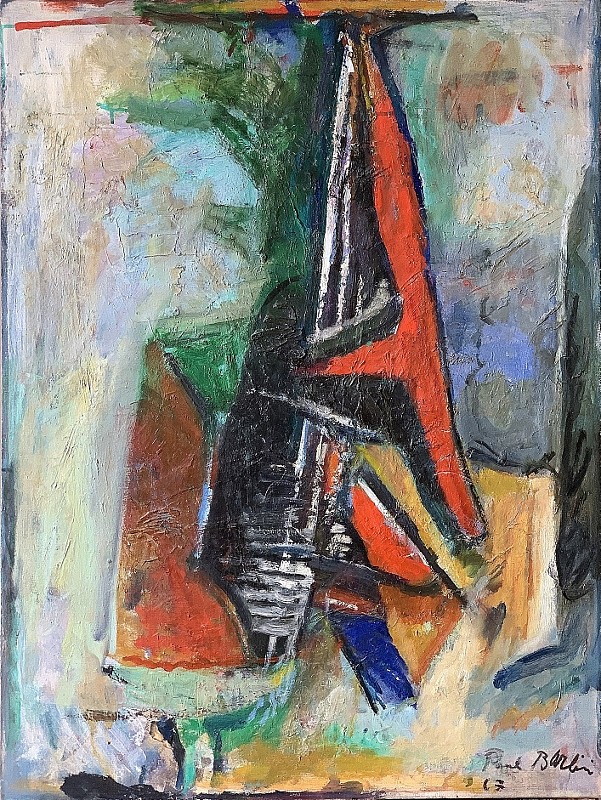 Paul Burlin, Rock Man Walking, 1963
Oil on canvas, 40 x 30 in.
BUR001