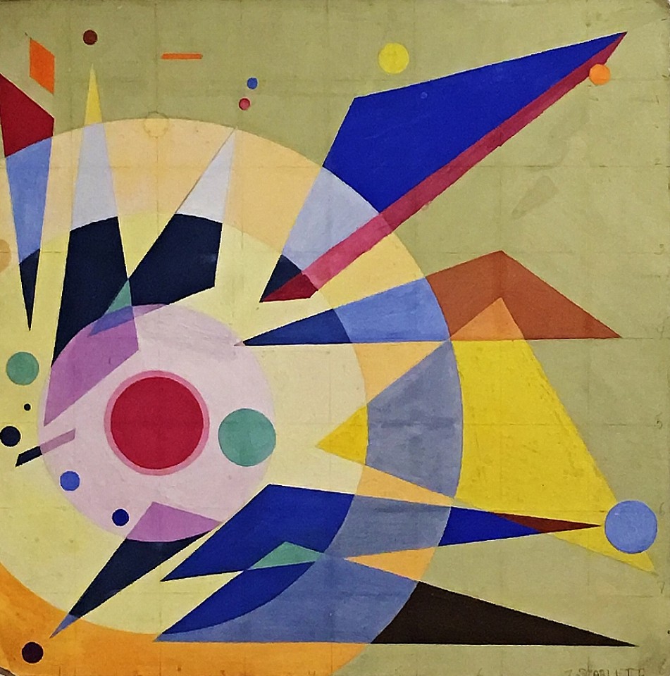 Rolph Scarlett, Equilibrium, c. 1935
Gouache on paper, 14 x 14 in.
SCA003
&bull;