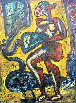 Rolph Scarlett -&nbsp;Leda and the Swan, c. 1935-1940