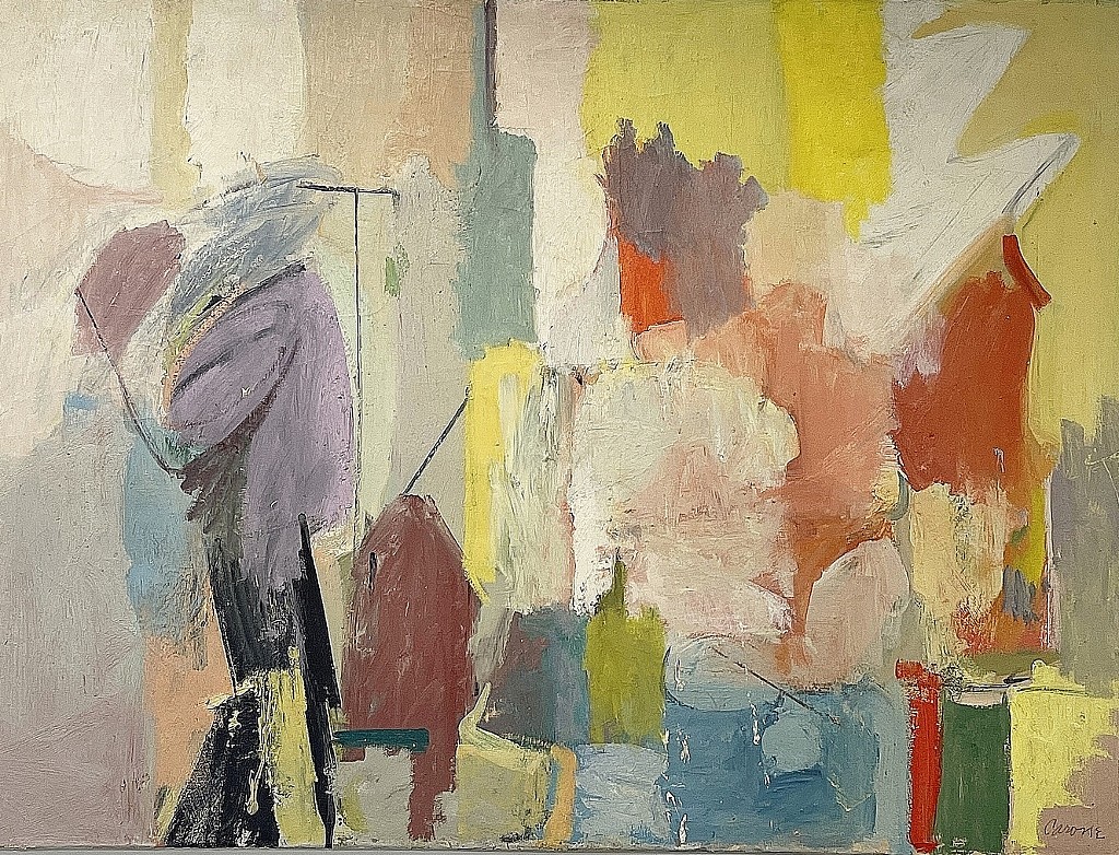 Nicolas Carone, Untitled, c. 1955
Oil on canvas, 30 x 40 in.
CAR001
&bull;