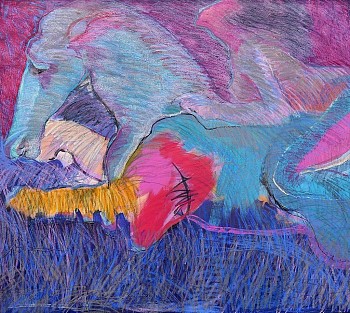 Harriette Joffe - Blue Horse Red, 1984