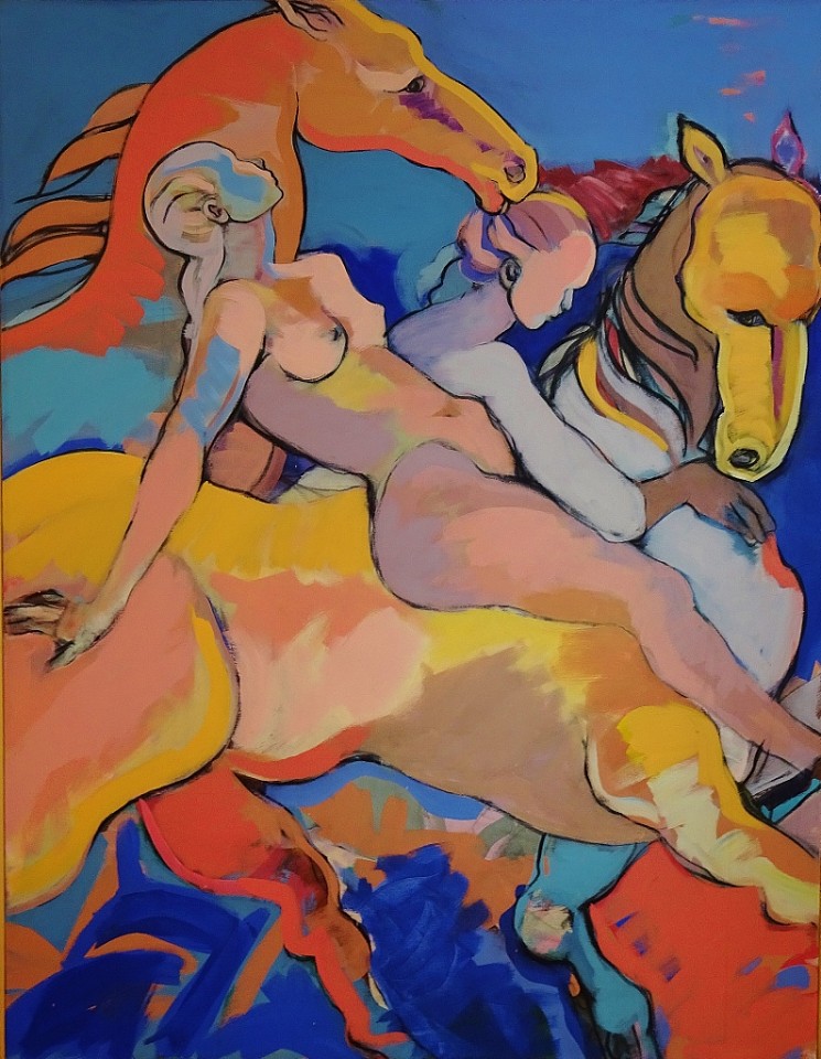 Harriette Joffe, Sun and Moon, 1986
Acrylic on canvas, 72 x 56 in.
JOF007