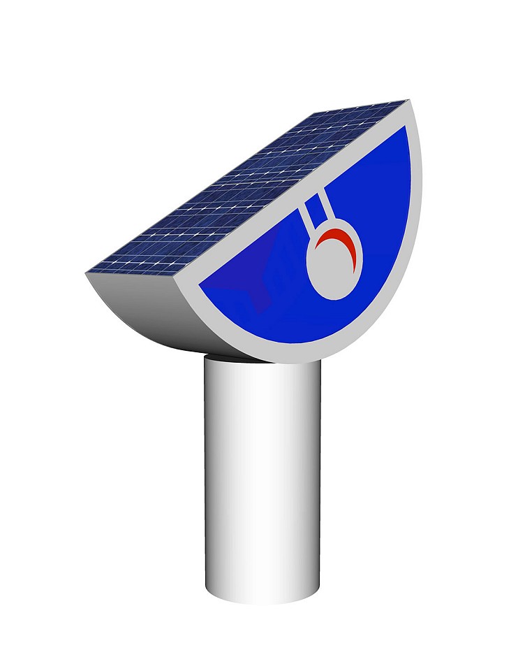 Steven Lowy, Deco Eclipse (Solar Sculpture), 2019
Metal
outdoor solar sculpture pwered by solar batteries
LOW002