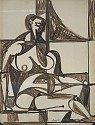 Michael Loew, Nude No. 20
1951, India Ink on Paper