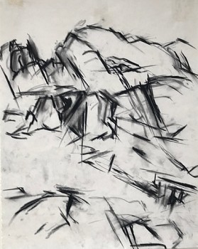 Mercedes Matter -&nbsp;Untitled, Maine Abstraction, c. 1960s