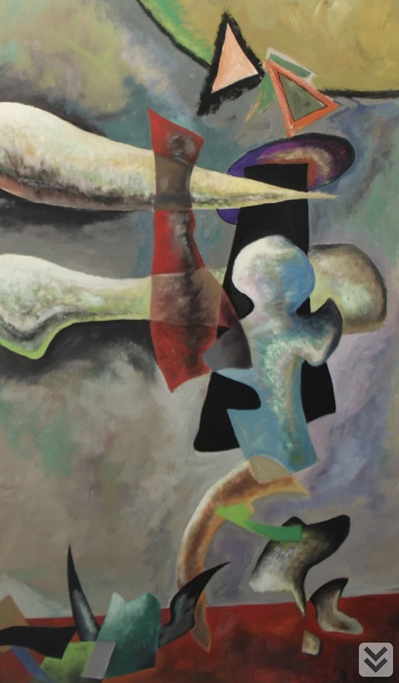 Rolph Scarlett, Untitled, c. 1935
Mixed media on canvas, 36 1/2 x 26 in.
SCA040