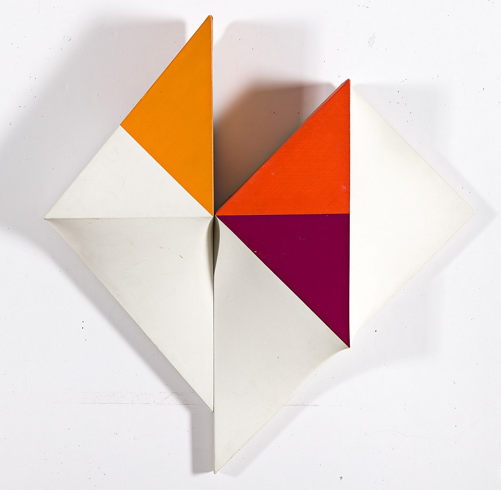 Sydney  Butchkes, Gnomon, 1967
liquitex on shaped canvas, 37 x 35 x 5 in.
But001