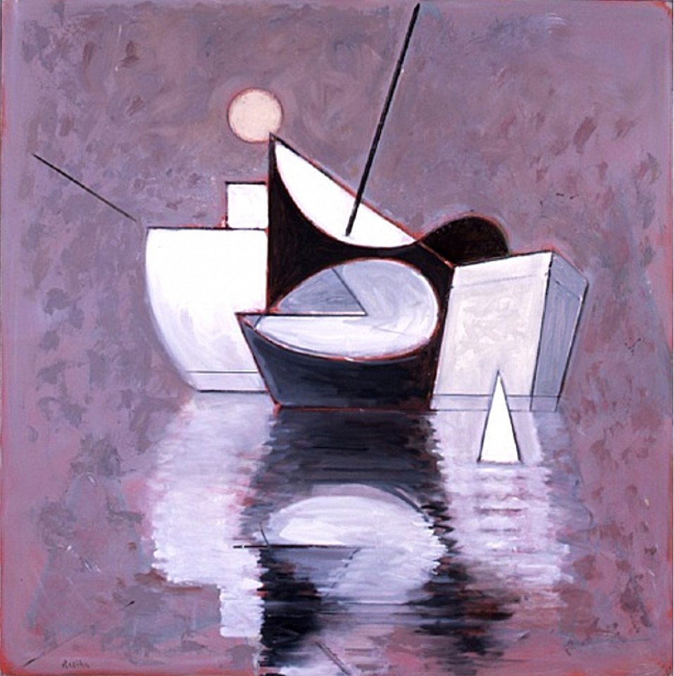 Paul Resika, Black and White Vessels, 2008
Oil on canvas, 76 x 76 in.
RES007