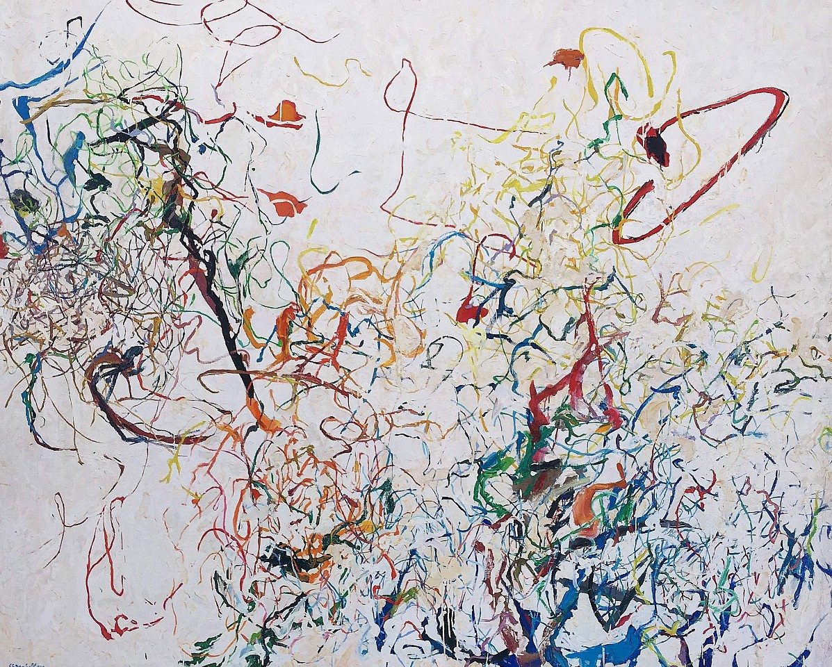 Amaranth Ehrenhalt, The Red Squigge, 1959
Oil on canvas, 75 x 94 in.
EHR030