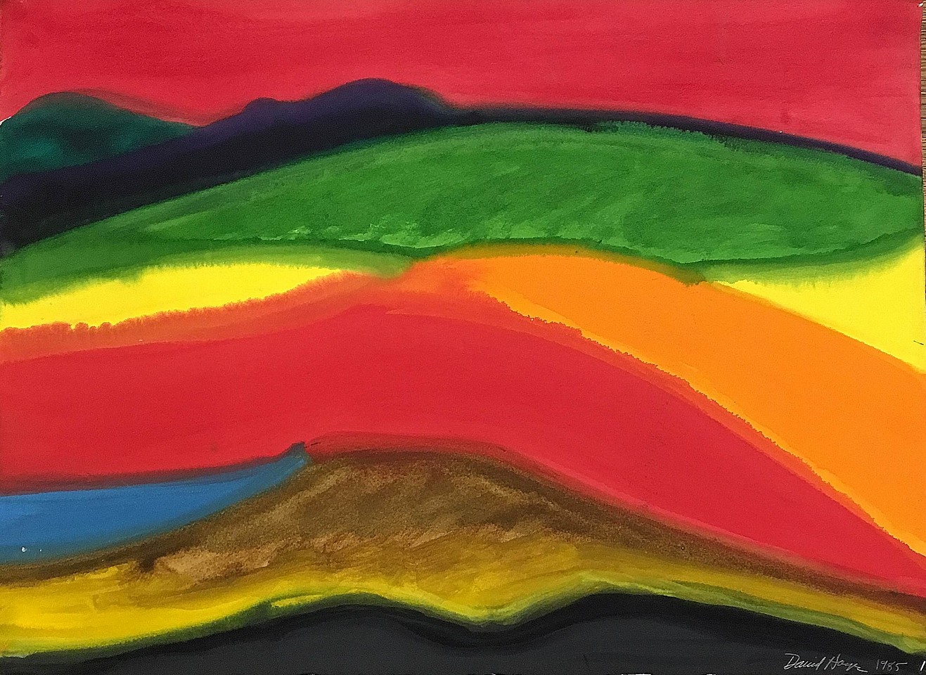 David Hayes, Glowing Pasture, 1985
Pastel on paper, 22 x 30 in.
HAY002