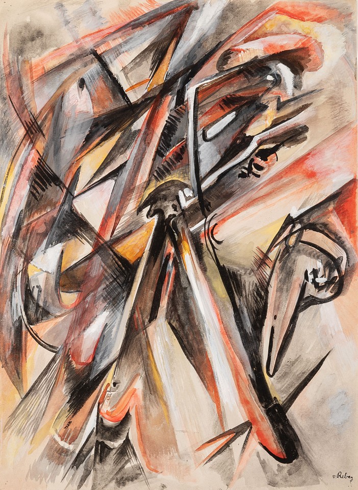 Hilla Rebay, Untitled (HRW23)
Mixed media on paper, 17 1/4 x 12 1/2 in.
REB002