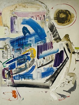 Ann Cole Phillips - Sunset Over New York City, c. 1964