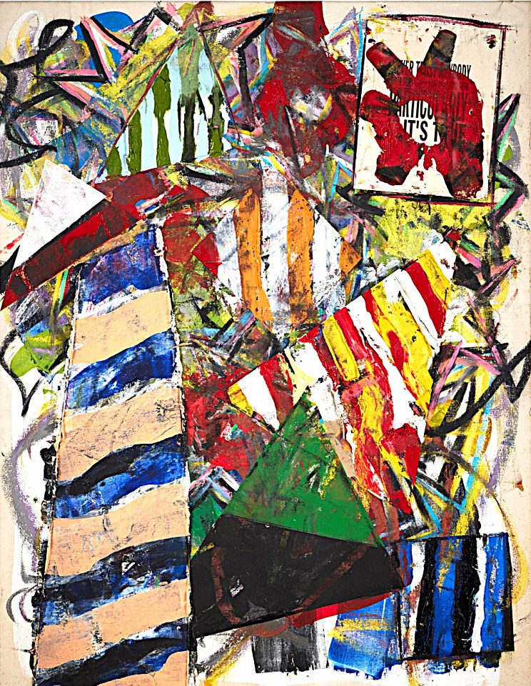 Michael Goldberg, San Sebastiano Soccorso, 1992
Oil with Collage on Canvas, 56 x 43 3/4 in.
GOLD001