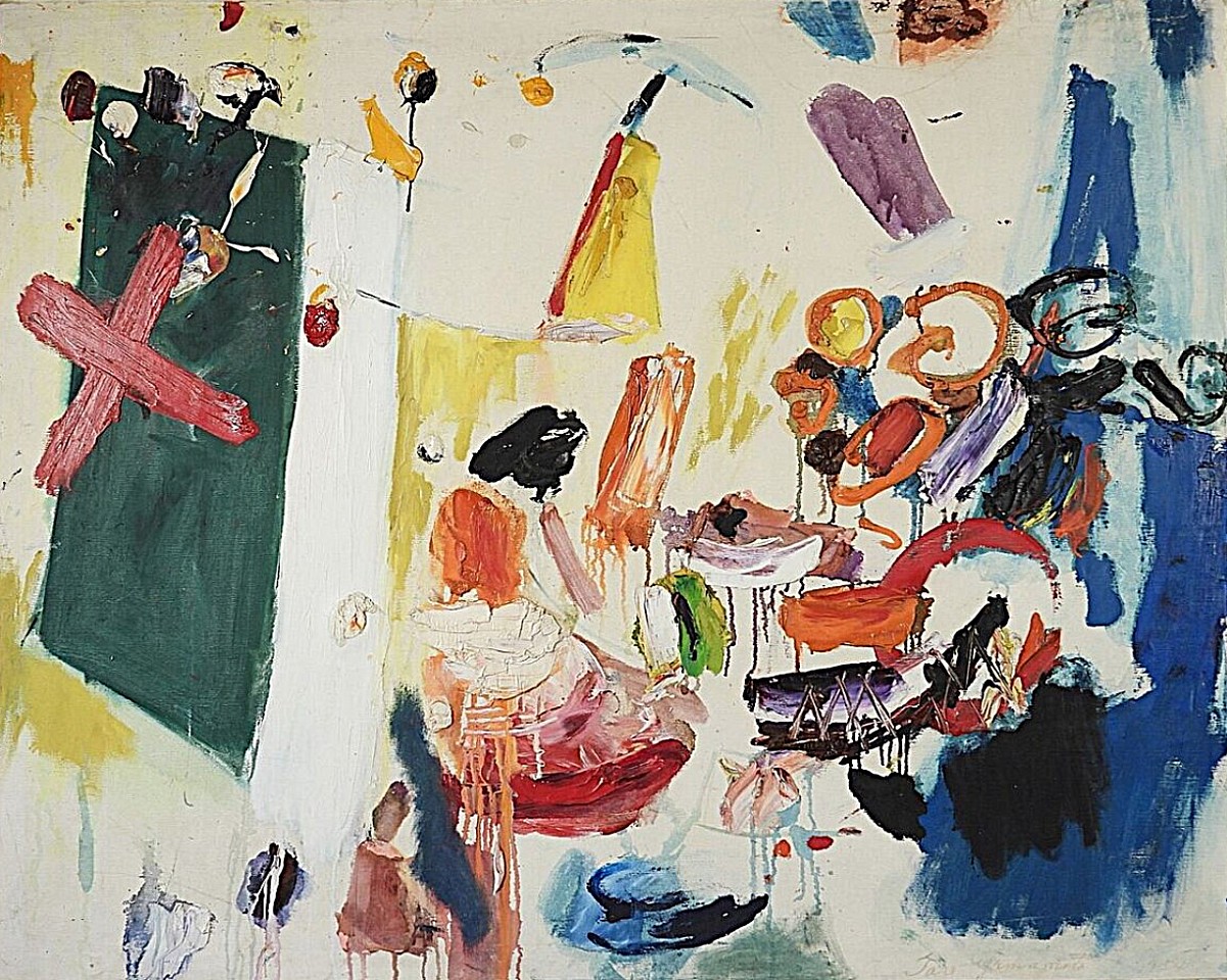 Taro Yamamoto, Still LIfe, 1954
Oil on canvas, 40 x 50 in.
YAMA001