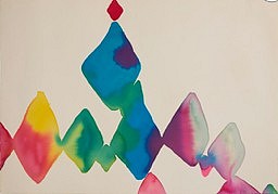 Alice Baber, The Blue Song of the Tree, Sacred Space Series, 1981
Watercolor on Paper, 29 3/4 x 41 3/4 in. (50 cm)
BABE005
