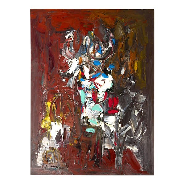 Ralph  Rosenborg, Naturre Experience, 1965
Oil on canvas, 32 1/2 x 24 in.
ROSE003