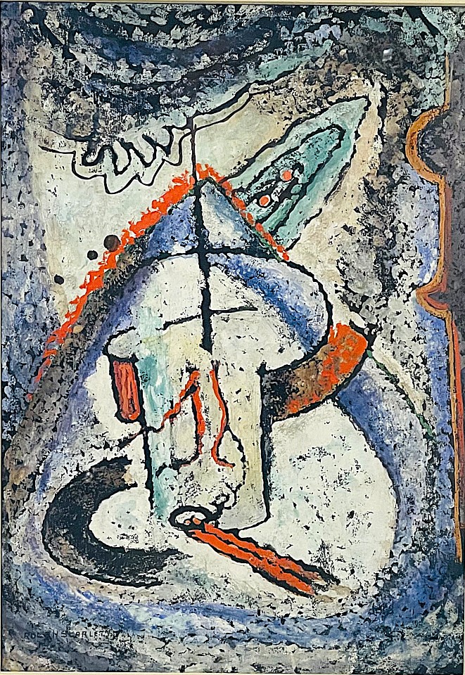 Rolph Scarlett, Modern Composition #8, c. 1935-1940
Oil on paper, 21 1/2 x 15 in.
SCAR009