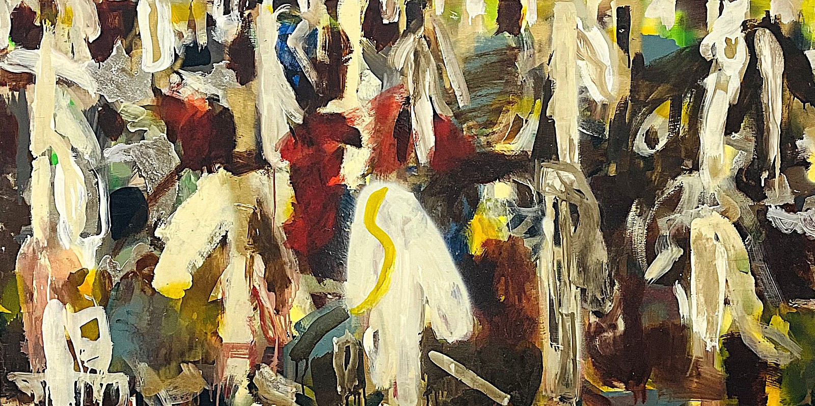 Steve Agin, Constalks at Dusk, 2014
Oil on canvas, 24 x 48 in.
AGIN002