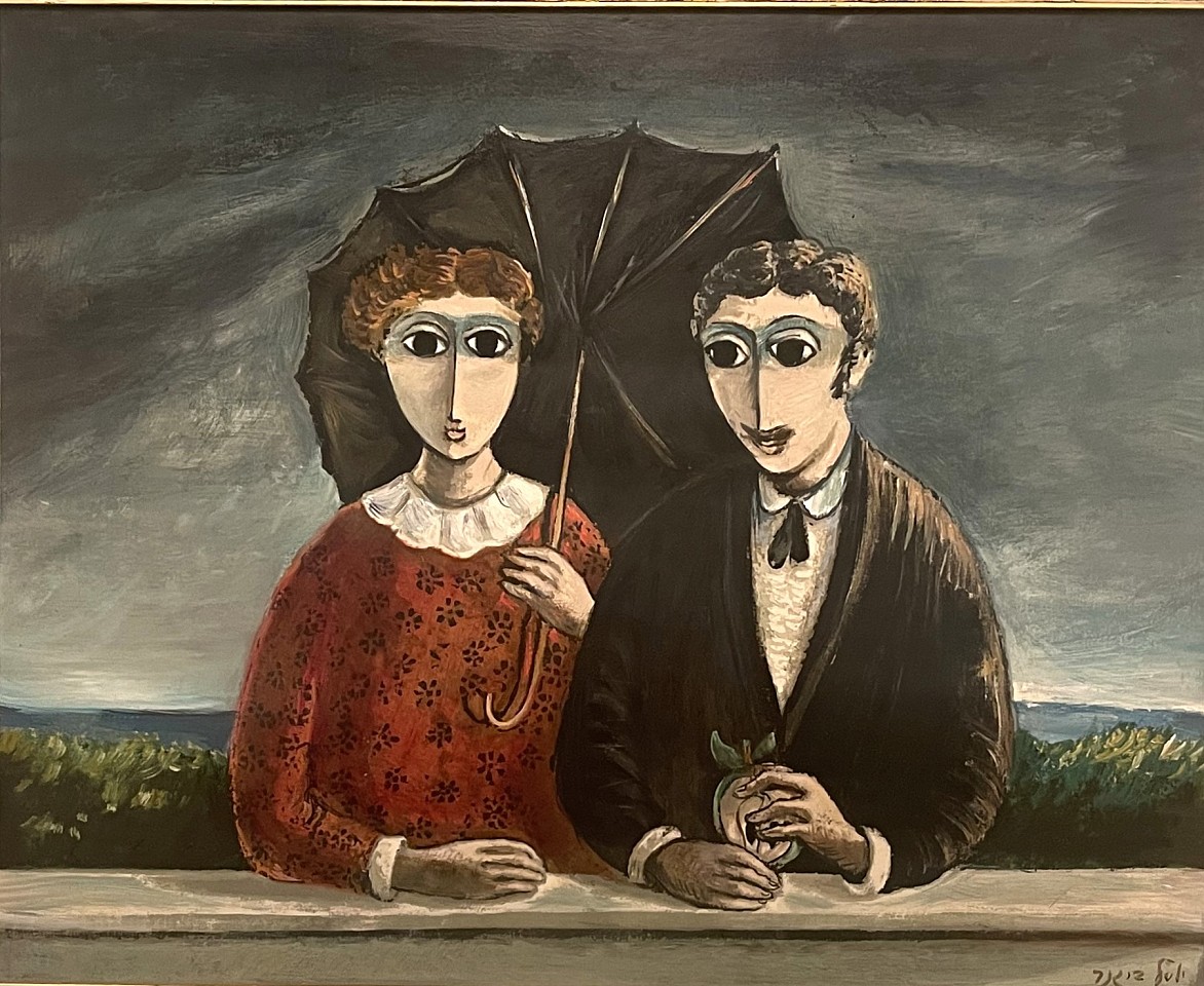 Yosl Bergner, Untitled, c. 1960
Oil on canvas, 18 x 20 in.
BERG001