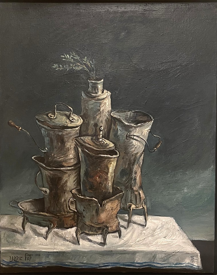 Yosl Bergner, Untitled, c. 1960
Oil on canvas, 20 x 18 in.
BERG002