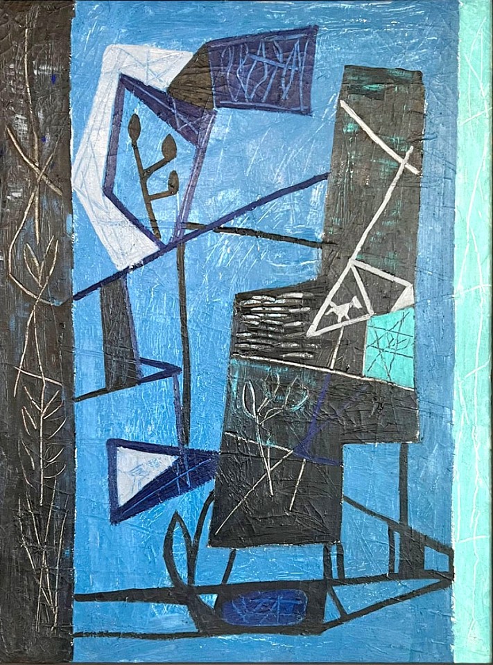 Louis Schanker, Blue Abstraction, 1932
Oil on canvas, 36 x 30 in.
SCHA002