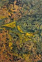 Janet Sobel, Untitled
c. 1941, Gouache and varnished paper mounted to board