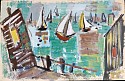 Irving George Lehman, Untitled, Seascape
c. 1935, Mixed media on paper