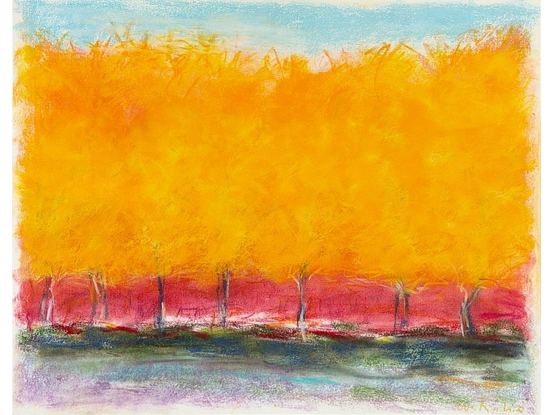 Wolf Kahn, Autumn Screen Pastel, c. 2000
Pastel on paper, 21 1/2 x 28 1/4 in.
KAHN013