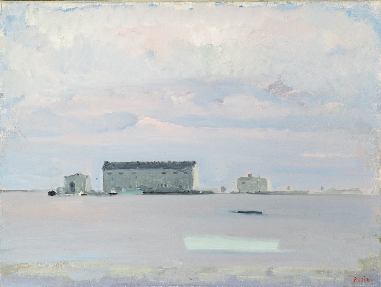 Paul Resika, Provincetown Pier-Guardi, 1984
Oil on canvas, 18 1/4 x 24 in.
RESI009