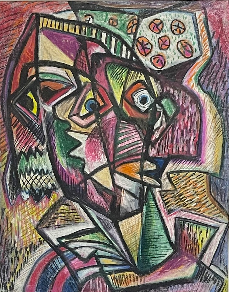 Rolph Scarlett, Untitled (Two Headed Woman), c. 1935-1940
Pastel on paper, 23 1/2 x 17 1/2 in.